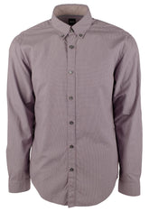 Hugo Boss Men's Rod Slim Fit Long Sleeve Button Down Shirt XL Dark Red